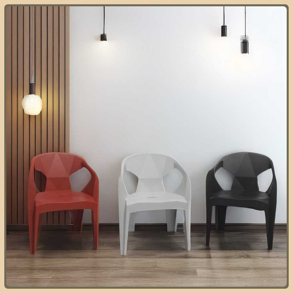 Kursi Santai Plastik Olymplast / Kursi Pendek / Kursi Santai / Bangku Santai