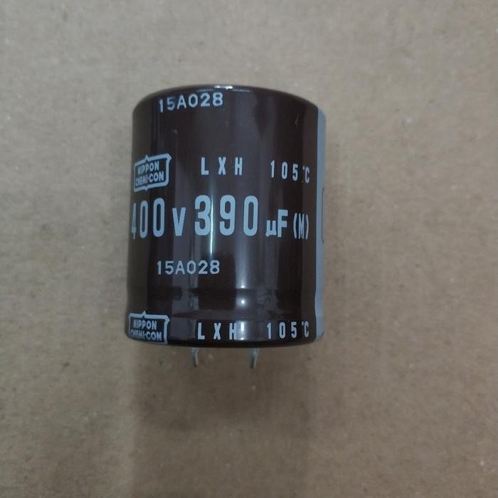 (BACA DESKRIPSI) Elco 390uf 400v nippon / capasitor elco 390uf 400v / 390 uf 400 v