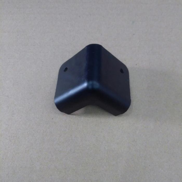 (BACA DESKRIPSI) Siku sudut hardcase besi hitam depan / siku besi / siku sudut /