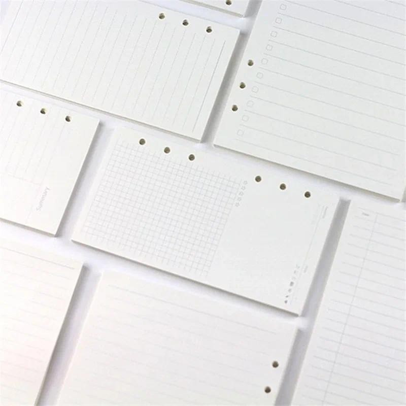 

2025 45 Sheets Kawaii A5 A6 Loose Leaf Notebook Paper Refill Spiral Binder Index Inner Pages Monthly Weekly Daily Planner Agenda