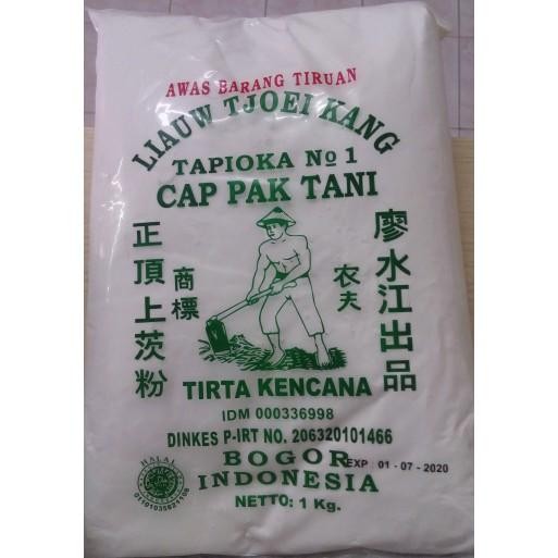 

sagu tani kang 1kg tapioka tepung singkong cap tani