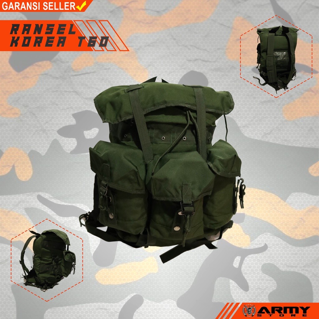 RANSEL KOREA TAS RANSEL TNI T60 / ransel korea