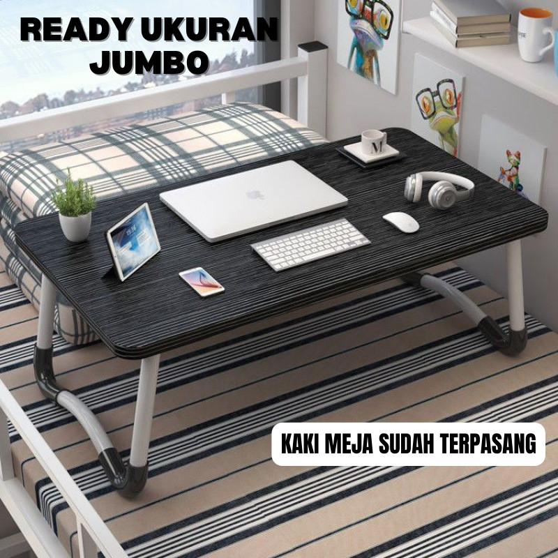 Omahfurniture.id Meja Lipat Belajar Aesthetic Minimalis 120x50 120x40 100x50 100x40 80x50 80x40 60x4
