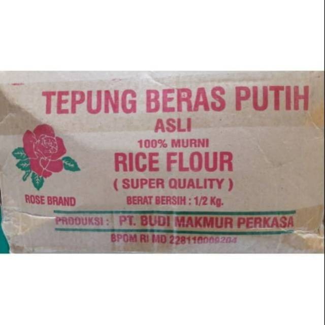 

Tepung Beras Rose Brand 500gr Grosir per DUS isi 20pcs