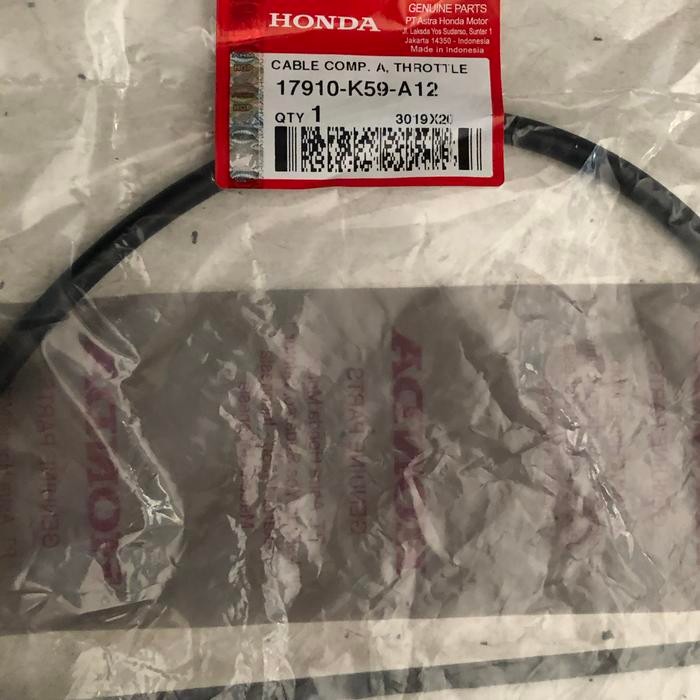 Kabel gas vario 125 LED/ 150 LED K59 bagian A original AHM
