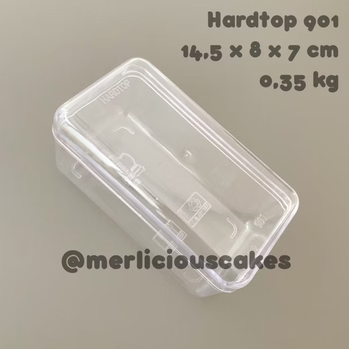 Toples Hardtop 901 Persegi Panjang Toples Kue Kering