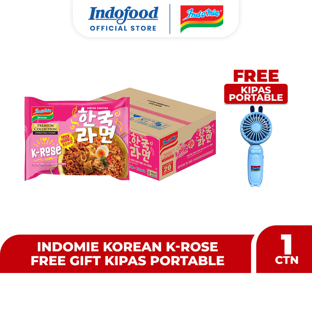 

1 Carton Indomie Korean K-Rose Free Gift Kipas Portable
