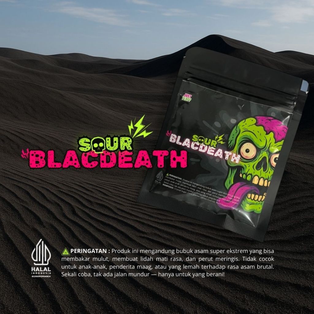 

ZAZA SOUR BLACDEATH POWDER JUSTFLUFF [BUBUK ASAM] [HALAL] [PROMO]