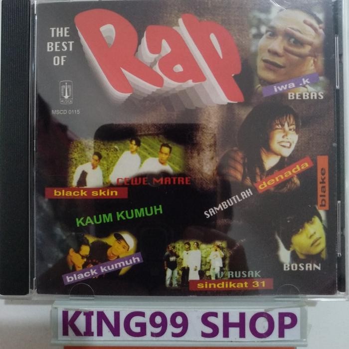 CD THE BEST OF RAP. denada iwa k iwa-k saykoji blake kaum kumuh black skin black kumuh sindikat 31