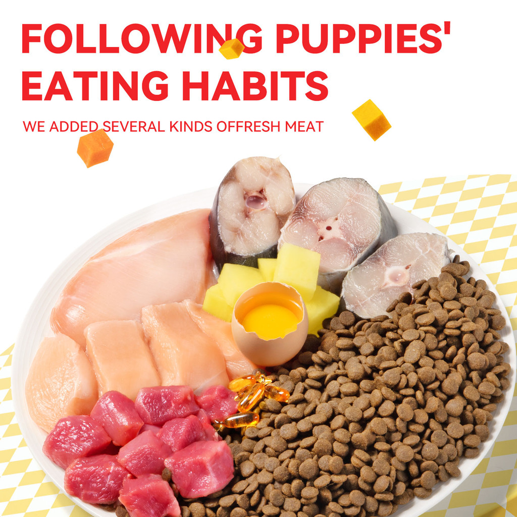 Chanbuni  Puppy Food 1.5kg Dog Snack 1.5kg Dog Food Puppy Feed Dog Feeding Pet Supplies for Dog Snac