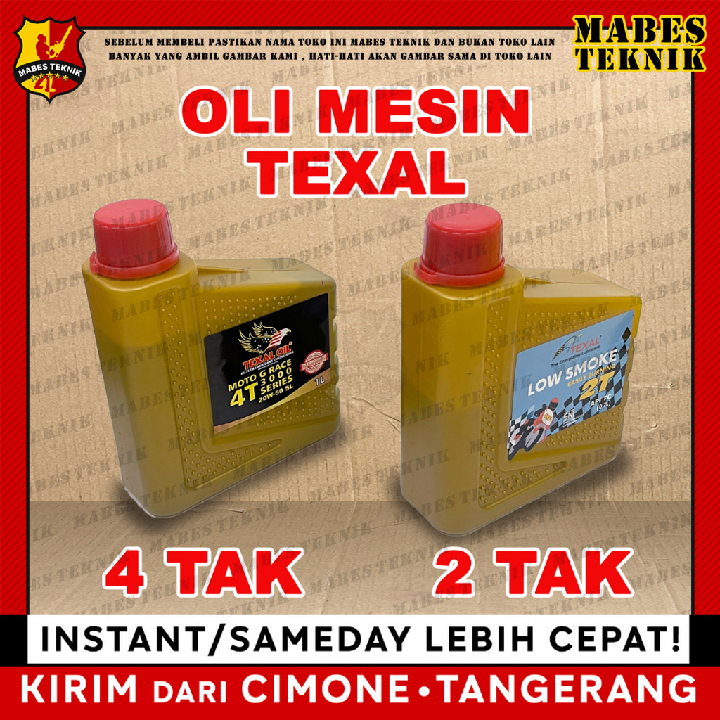 OLI 4 TAK TEXAL 1L - MOTO G RACE 4T 3000 SERIES - OLI  MESIN POTONG RUMPUT