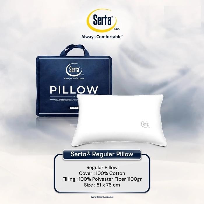 Serta Reguler Pillow | Bantal Serta Original - Bantal