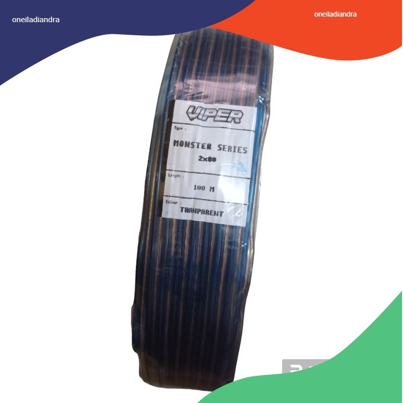 KABEL TRANSPARAN 2X80 100 METER