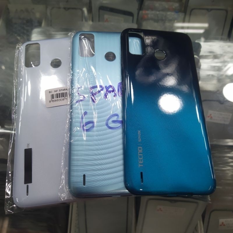 Backdor Tecno Spark 6 Go 2020 Cessing hausing tutup belakang