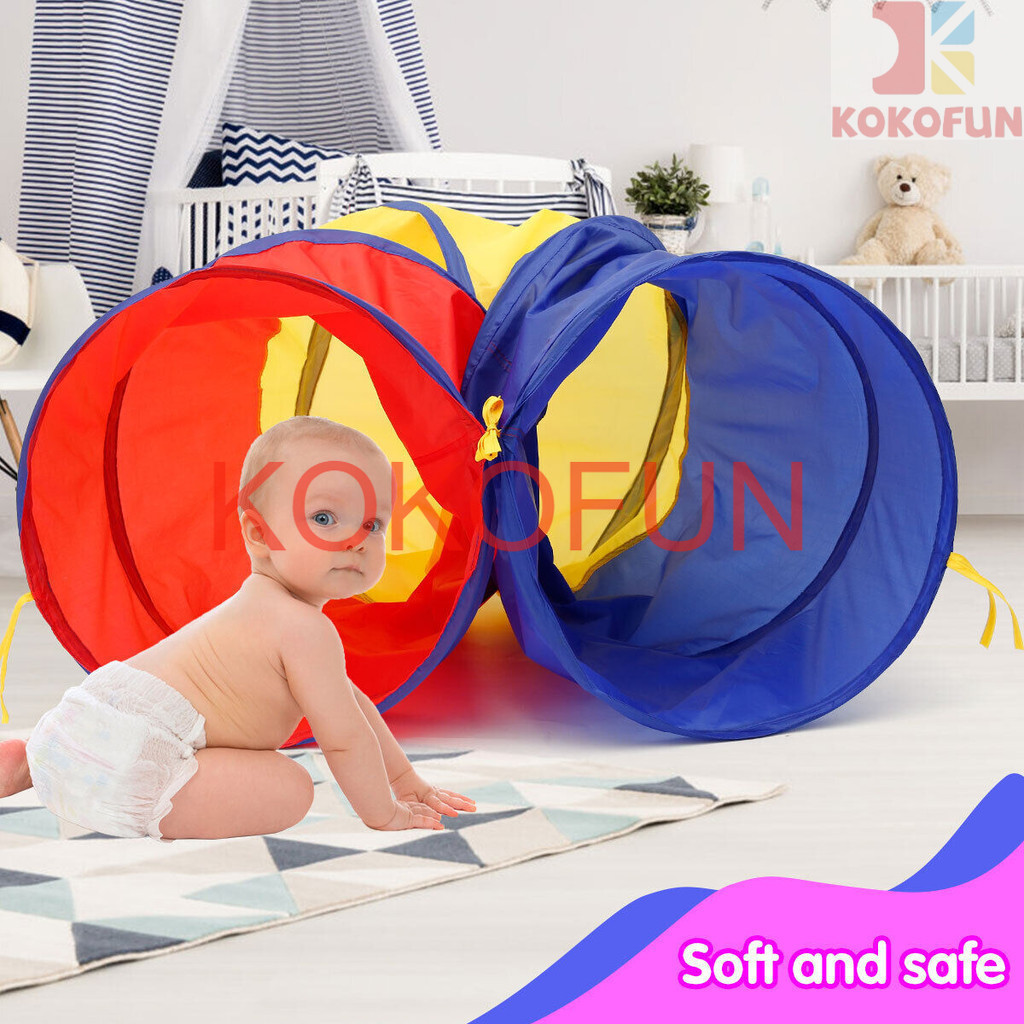 NASPROTOPB Mainan terowongan anak/Terowongan anak&bayi/Tenda terowongan anak/Terowongan mainan anak[