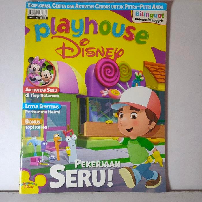 Majalah anak Playhouse disney pekerjaan seru edisi 15
