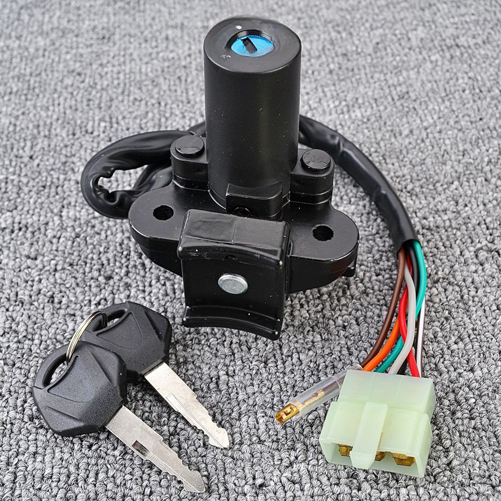 Ignition Switch with Key For Kawasaki ZR400 ZZR400 ZZR600 ZXR400 ZXR750 ZX900 NINJA ZX-9R ZX6 ZX600E