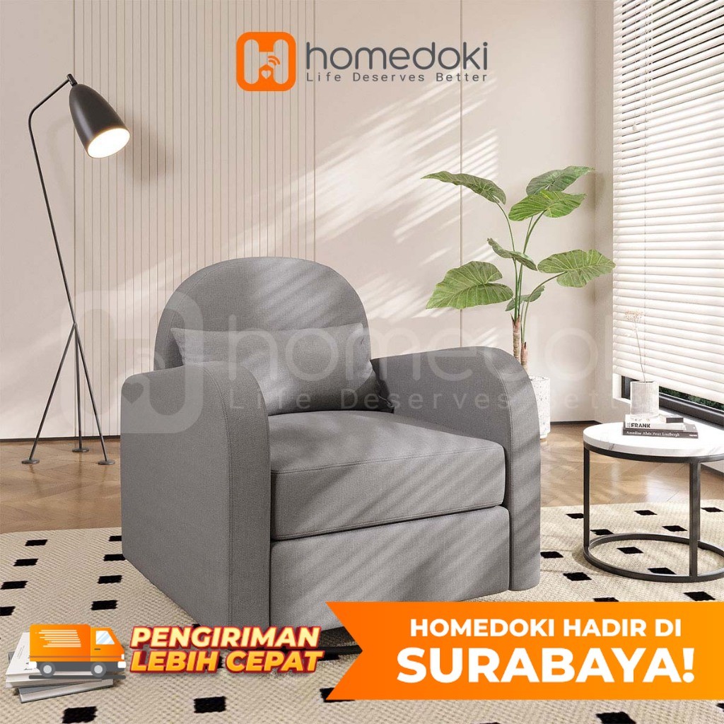 Homedoki Surabaya- Sofa Ruang Tamu/Kursi Santai/Kursi Putar/Sofa Kecil