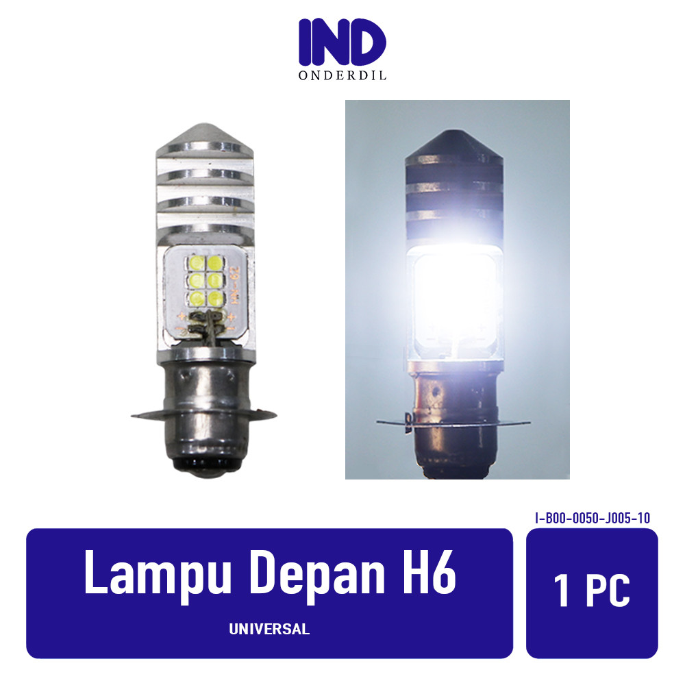 Lampu Depan H6 Universal Bohlam Lamp LED CR7 CR 4510 18 Watt H 6 M5 T19 CR7 Laser Jauh Dekat High Lo