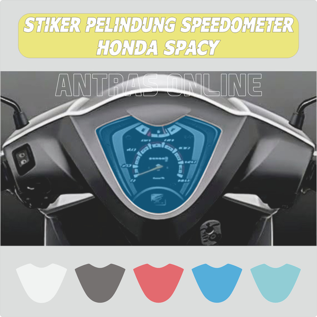 Stiker Anti Gores Pelindung Spido Honda Spacy Sticker Speedometer Sepeda Motor