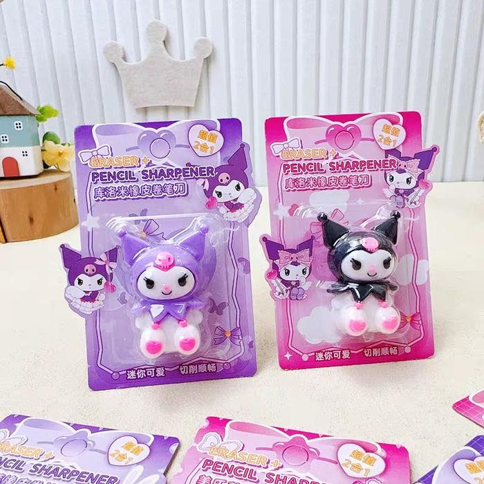 

Rautan Pensil Lucu Motif Sanrio Kuromi Melody / Pencil Sharpener - Kuromi 1pcs by Summerstore official