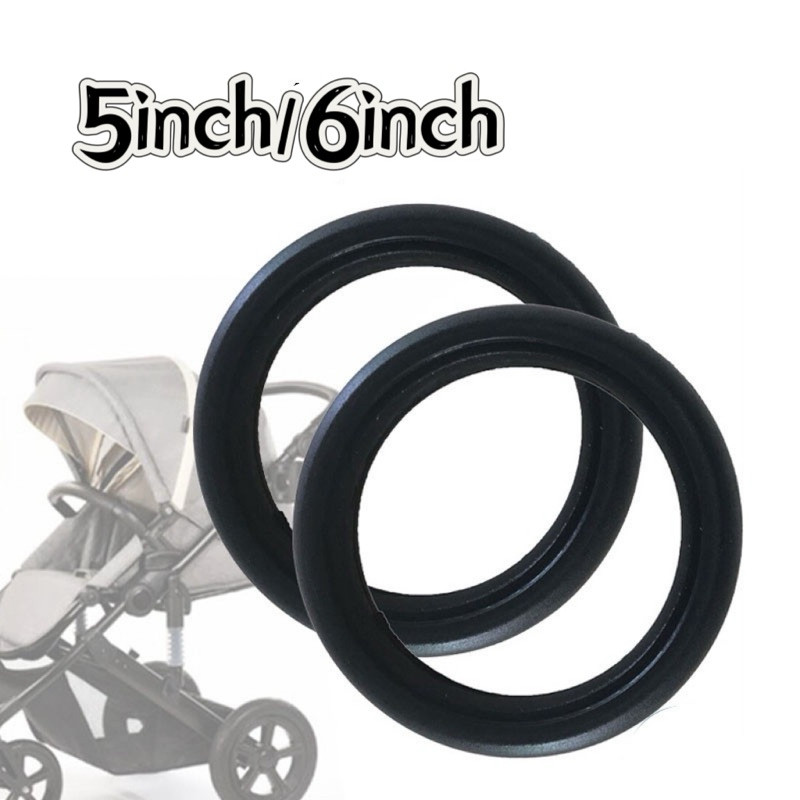 Roda Karet Aksesoris Stroller Bayi Universal Ban Bit Depan Belakang Stroller / Ban Luar Stroller Kar