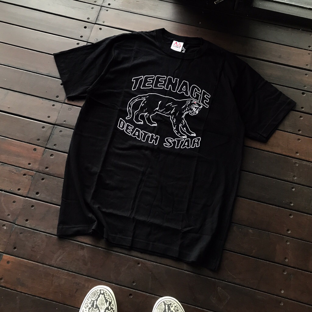 HOT TEENAGE DEATH STAR 21 CENTURY TSHIRT BLACK