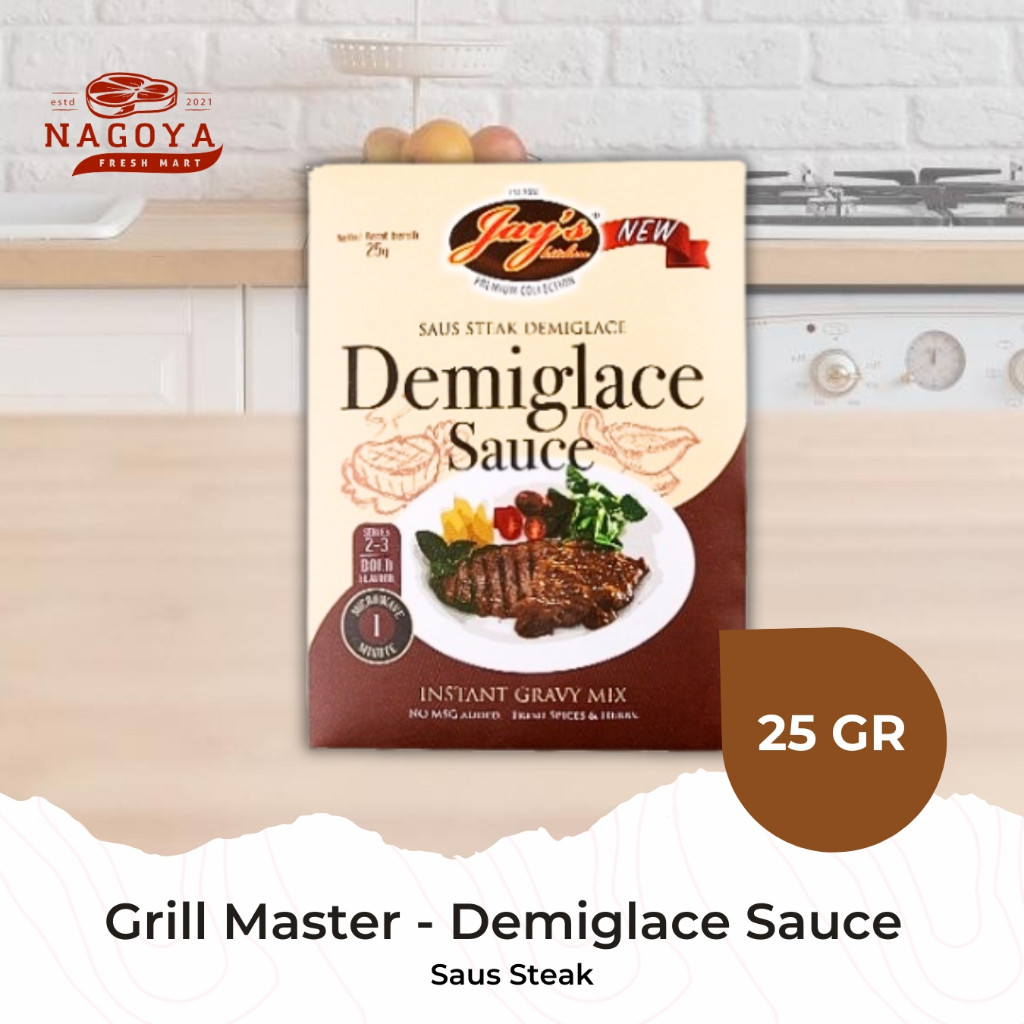

Jays Demiglace Sauce 25G - Saus Steak