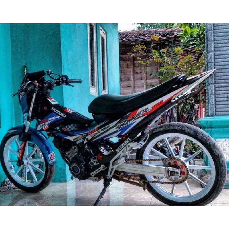 STRIPING STIKER LIST MOTOR SATRIA F SATRIA FU TAHUN 2006 2007 2008 THAILAND KUALITAS TERBAIK