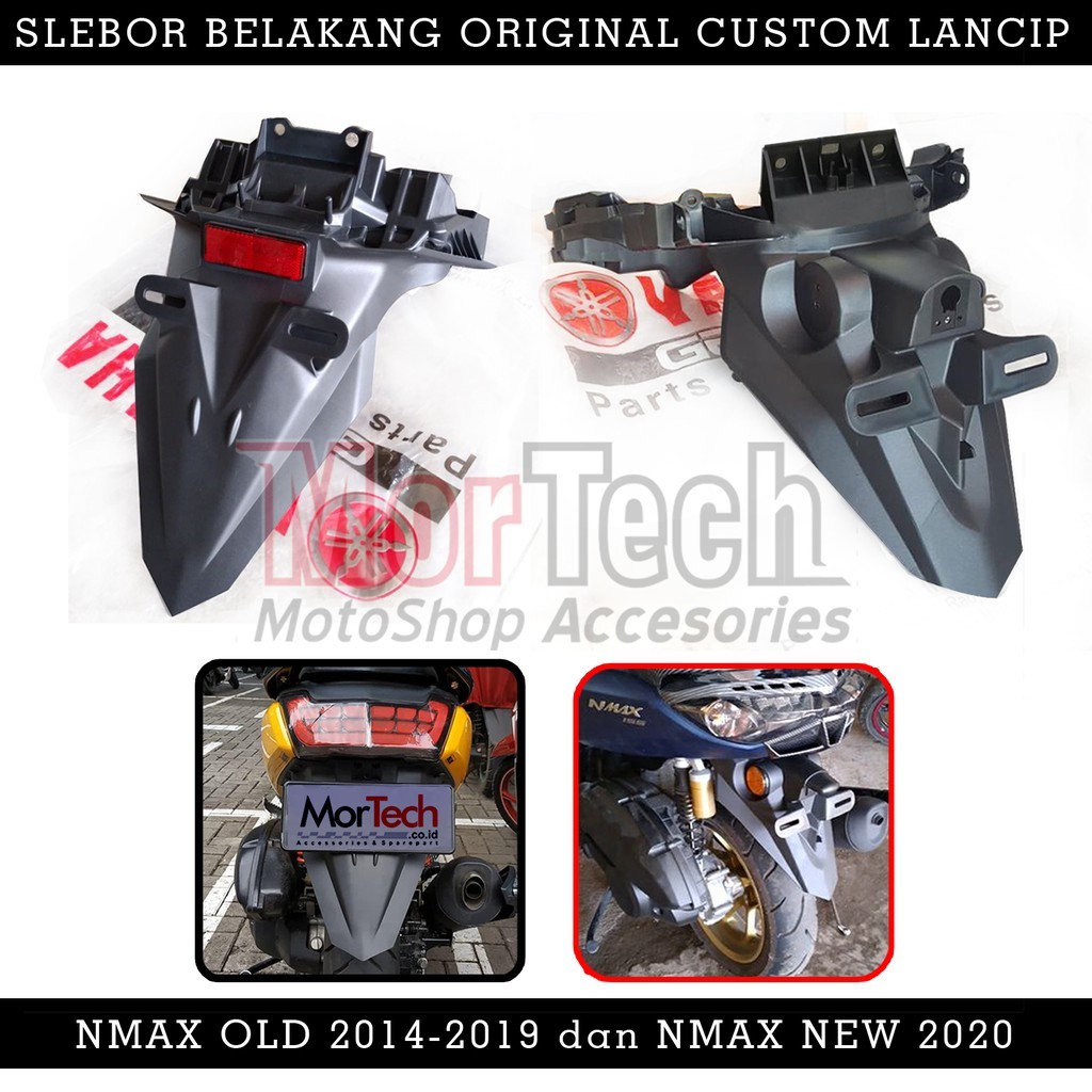 Spakbor Sayap Belakang Nmax OCito Custom Lancip Bahan Ori Slebor Potong Nmax Old 2014-2019 / All New