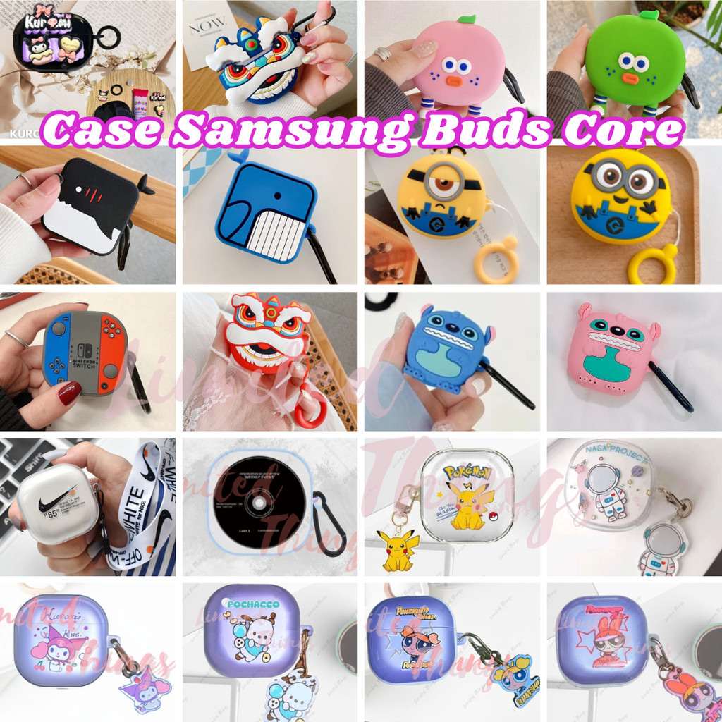 SOFT CASE Samsung Galaxy Buds Core Case Kartun Lucu Character Cartoon