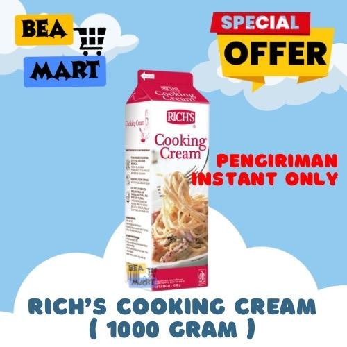 

[ INSTANT ONLY ] Rich's Cooking Cream 1000gr | Creamer Pengganti Santan / Krim Untuk Masak 1kg