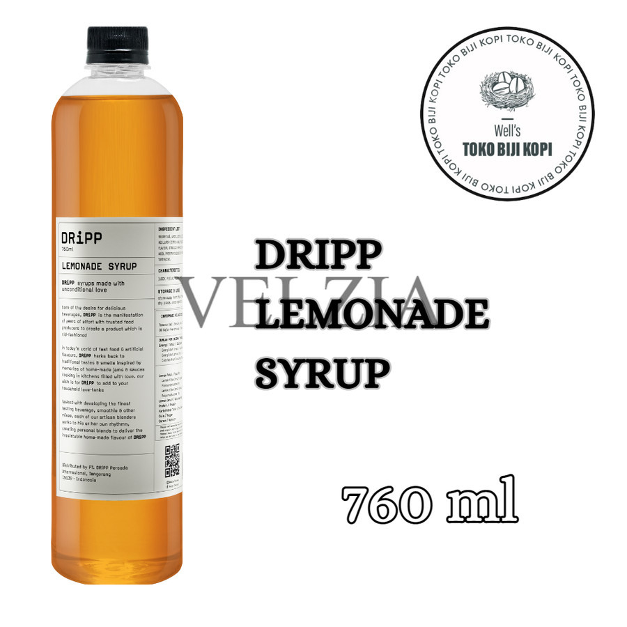 

DRIPP SYRUP LEMONADE FLAVOUR - 760 ML / SIRUP DRIPP LEMONADE