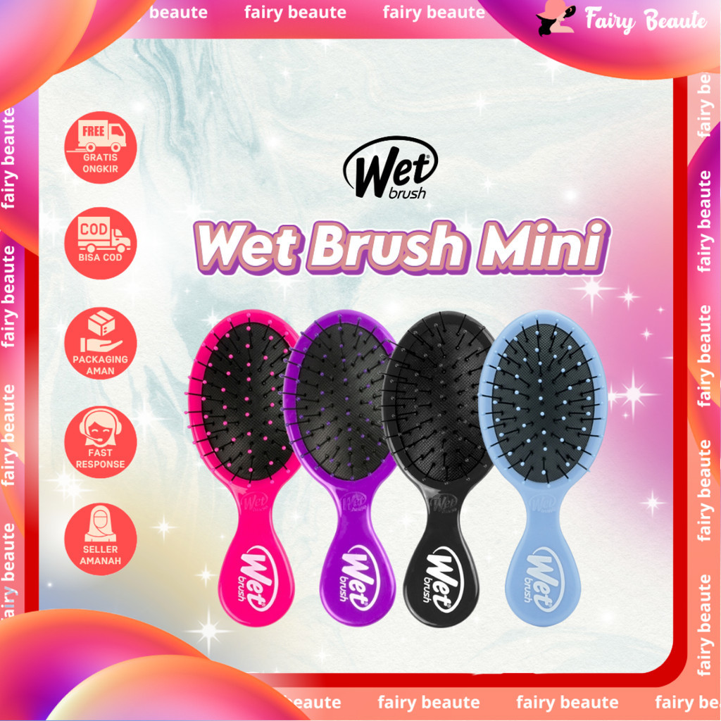 The Wet Brush Mini Sisir WetBrush bpom