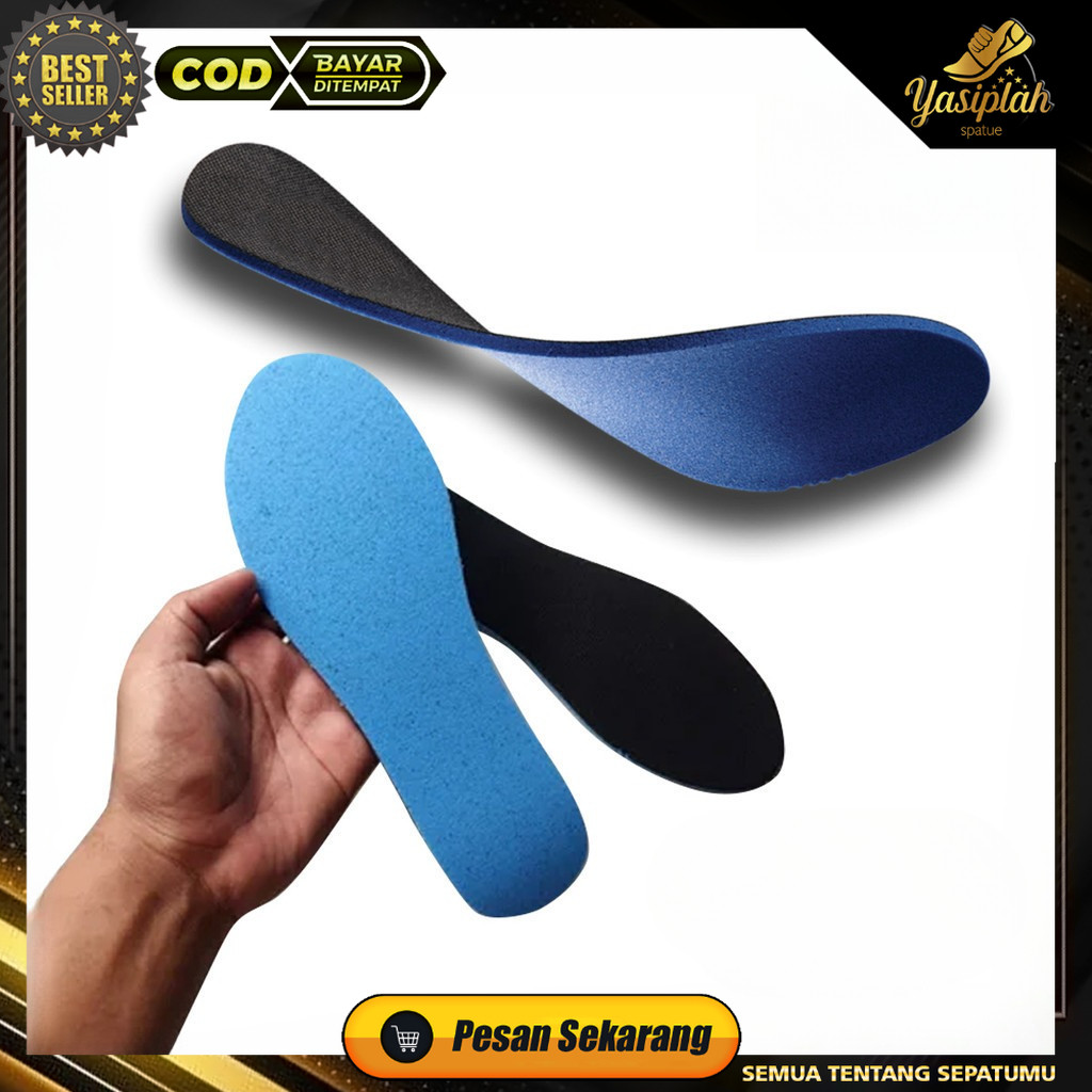 Insole bantalan alas kaki Ortholite empuk | 5 mm Size 40-44