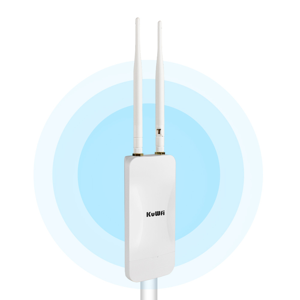 1200Mbps Outdoor AP Router Dual Band Wireless WiFi Router AP Repeater Signal Coverage High Gain Deta