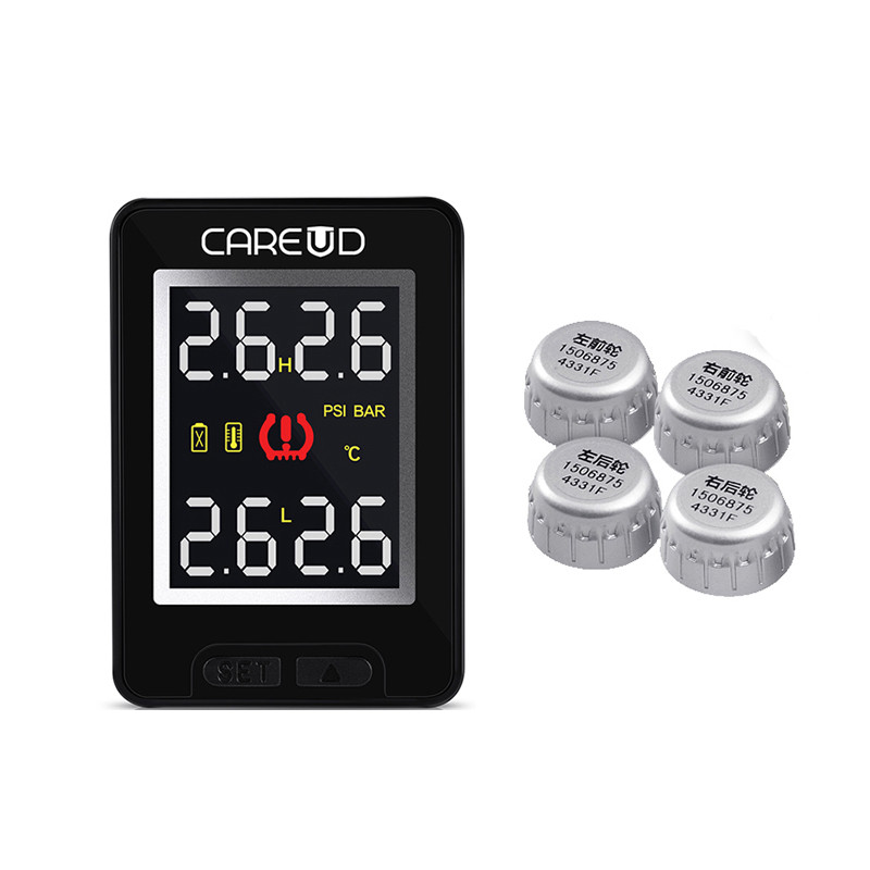 U912 For Toyota Tire Pressure Monitor Wireless Internal External Sensors High Sensitivity Auto Alarm