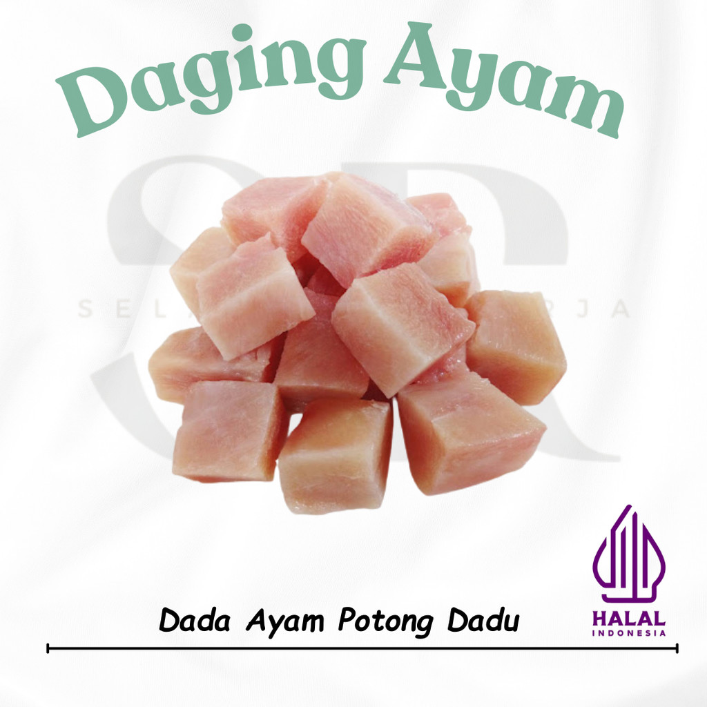

Daging Dada Ayam Potong Dadu 500gr