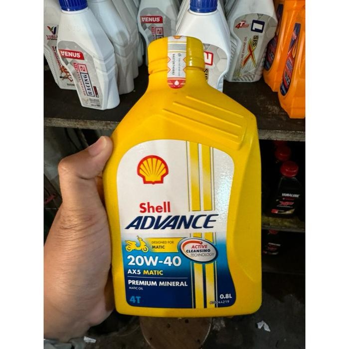 PROMO  oli shell ax5 matic 20w-40 800ml oli shell ax5sc 20w40