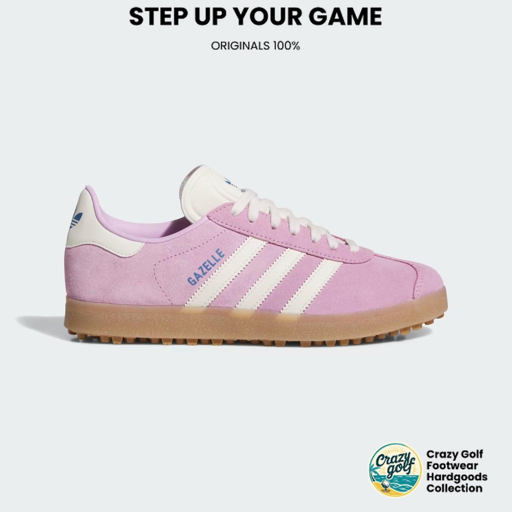 Sepatu Adidas Gazelle Spikeless Golf Shoes (ADFJQ7755) Wanita