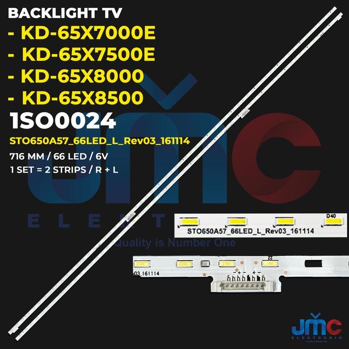 WP99 Backlight TV for 65 Inch KD-65X7000E KD-65X8000 KD-65X8500