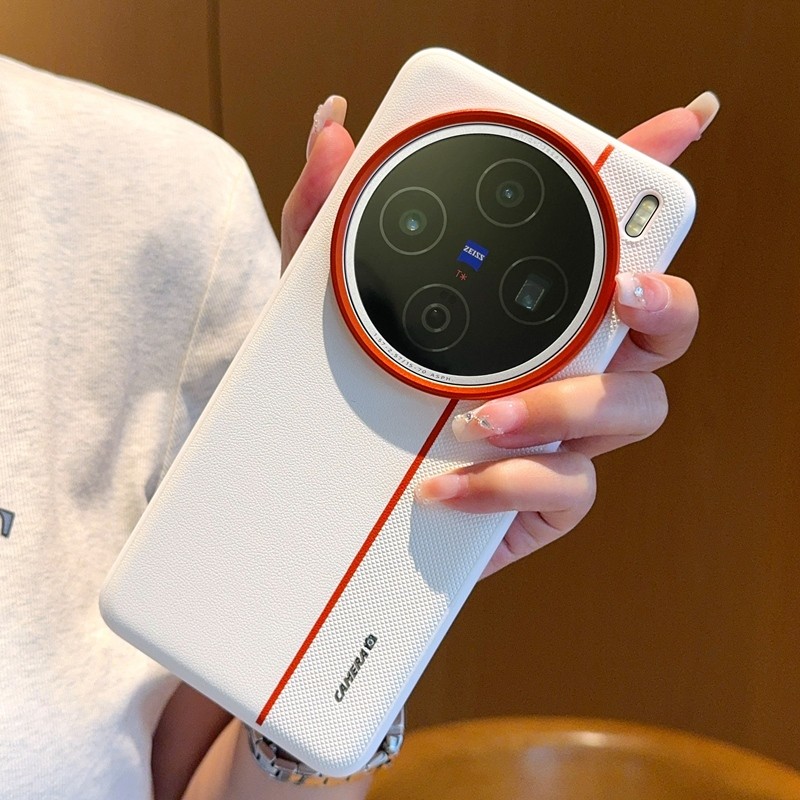 Untuk Vivo X300 X300PRO X200 X200s Ultra Pro Mini X100 Vivo 100S PRO Ultra Casing Retro Kulit Penutu