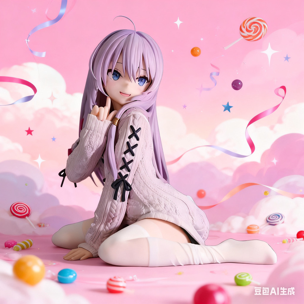 The Journey of Elaina Anime Figures GK Model Elaina Sweater Doll Action Figure Room Decor Gift Toys 