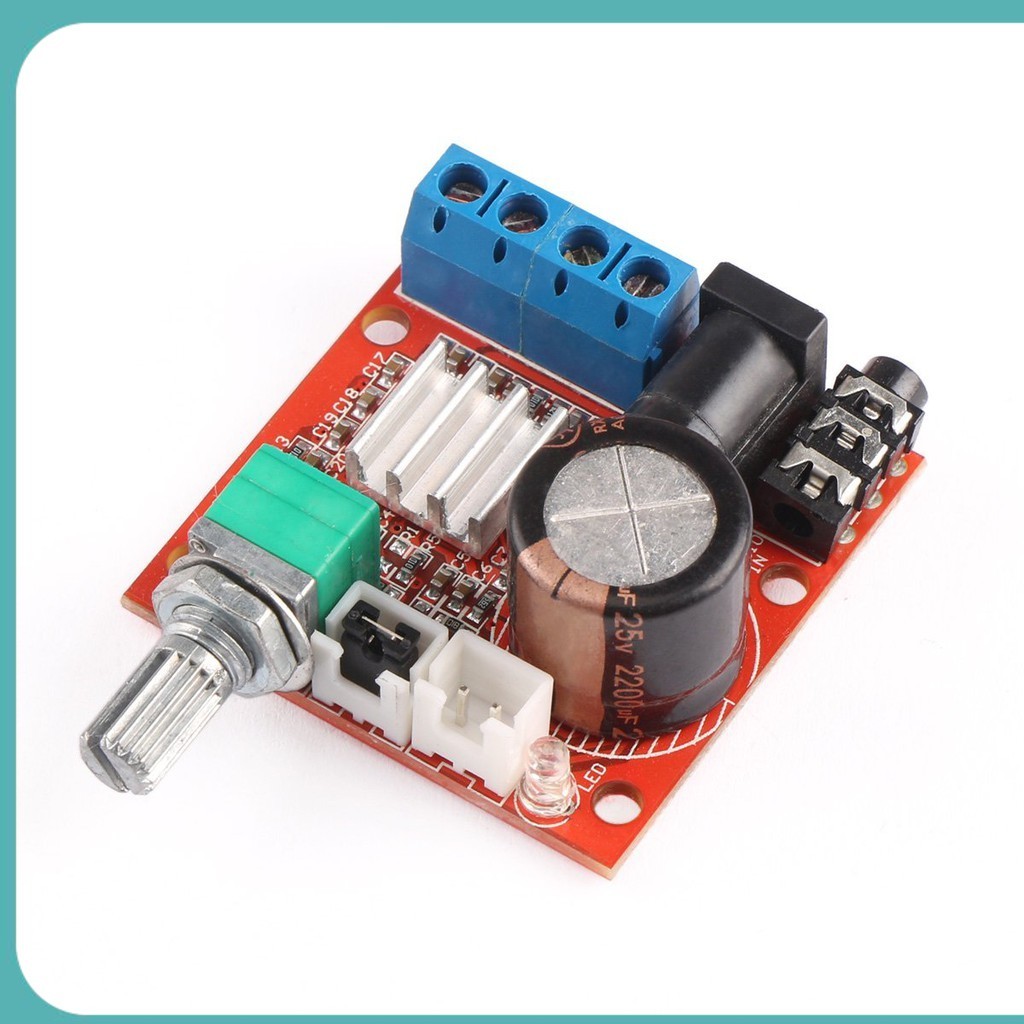 KIT PAM8610 PAM 8610 STEREO AMPLIFIER CLASS D 2X15WATT 12VOLT DC Cod