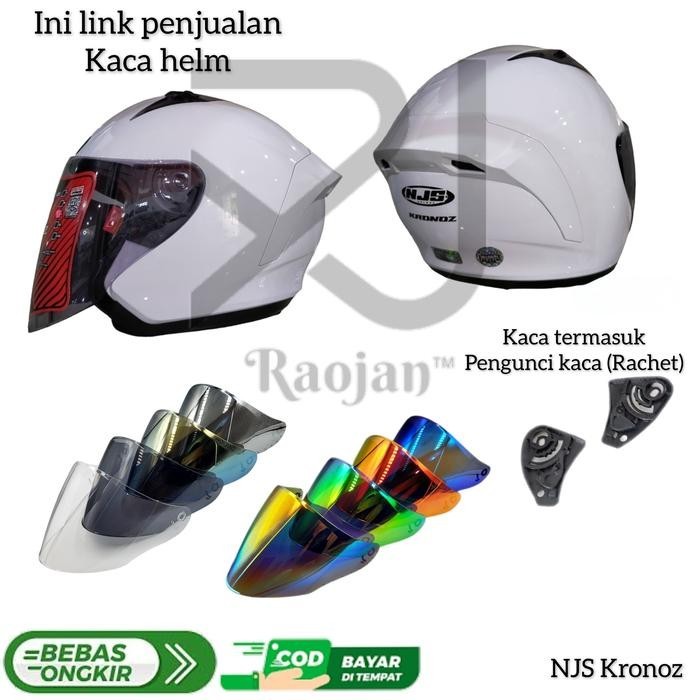 Kaca helm NJS Kronoz Visor helm NJS Kronoz