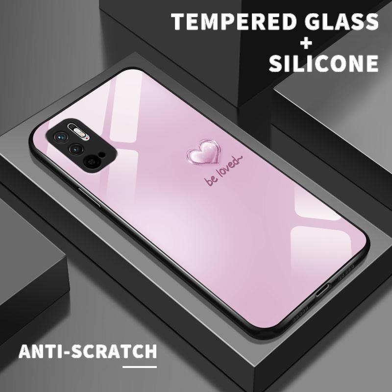 Hard Case Glass Case For Redmi Note 10 4G Note 10 5G Note 10 Lite Note 10 Pro Max Note 10S Note 10T 