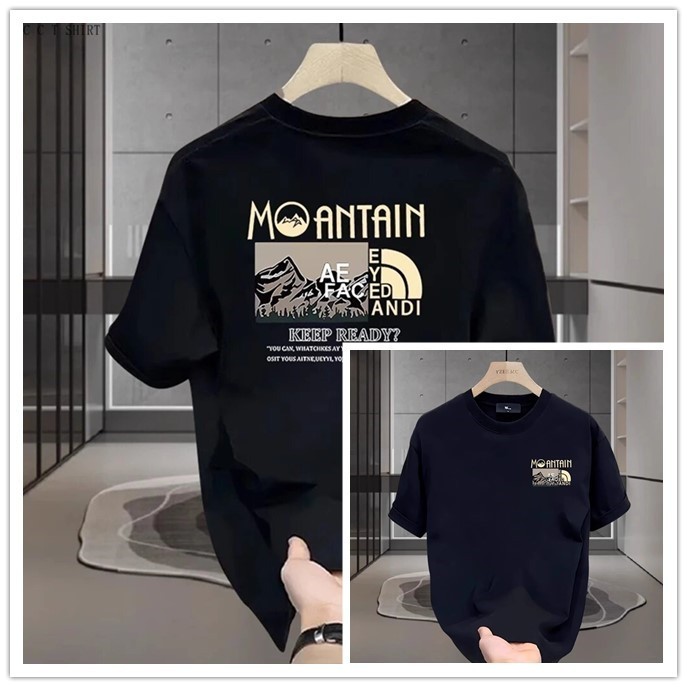 (COD)T Shirt Pria baju kaos pria kaos cowok kaos branded pria Tees TheNorthFace Cotton men's and wom