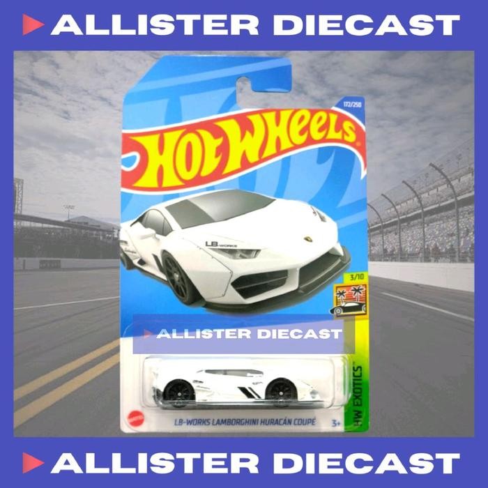 Hot Wheels LB Works Lamborghini Huracan Coupe Putih Hotwheels LB Works Lamborghini Huracan Coupe Whi