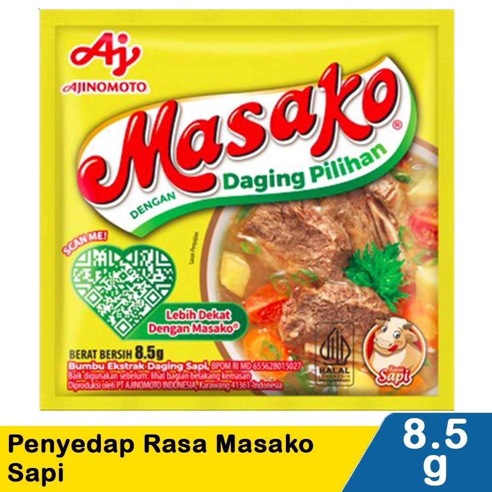 AJINOMOTO PENYEDAP RASA MASAKO SAPI 6x9/8.5g