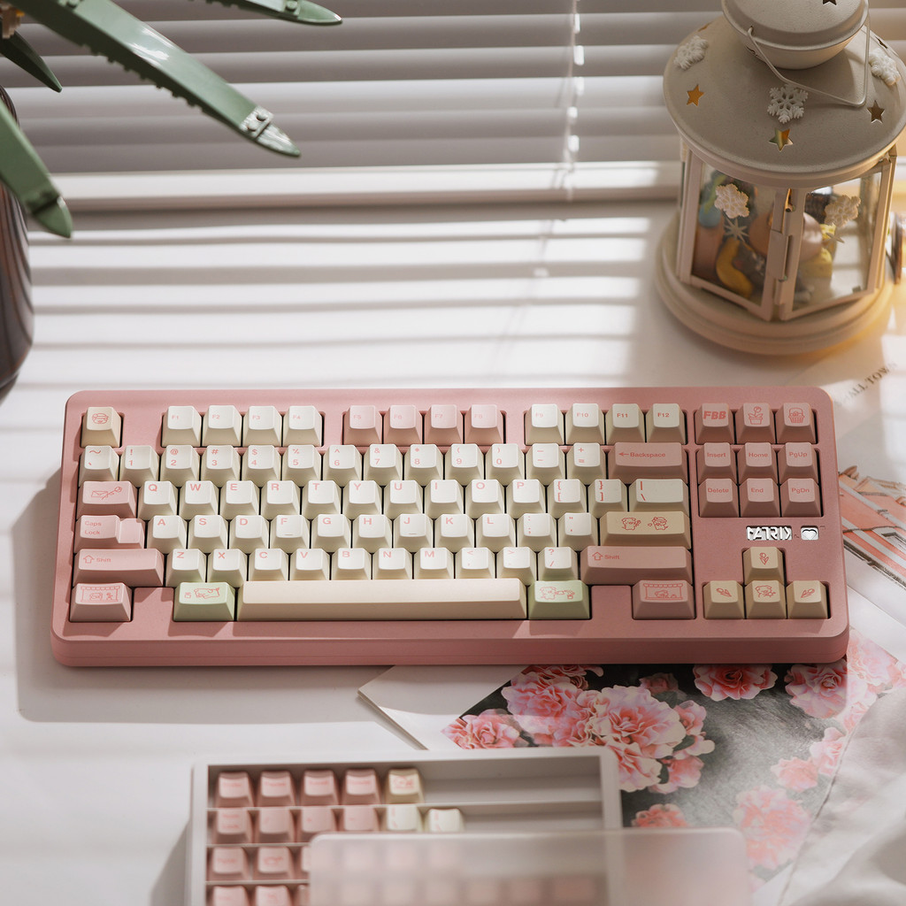 Flower Cherry profile Keycaps